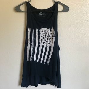 American flag croptop